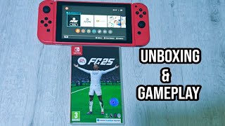 EA FC 25 Nintendo Switch  Unboxing amp GamePlay [upl. by Delmore584]