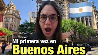 Buenos Aires me SORPRENDIÓ parece EUROPA 😱🇦🇷Primeras Impresiones [upl. by Elhsa]