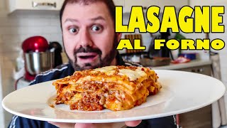 Come fare le LASAGNE AL FORNO  La ricetta perfetta e originale [upl. by Ecinej]