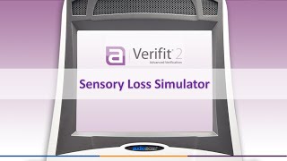 Verifit2 Screen Tour  Sensory Loss Simulator [upl. by Hercules]