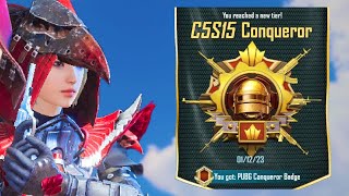 I REACHED CONQUEROR ONLY USING PISTOLS  PUBG Mobile [upl. by Fowler]