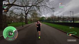 Marathon training at Battersea Park [upl. by Yasdnil278]