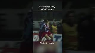 Shota Arveladzes unforgettable kick goal against Altay in the 199596 season shota shotaarveladze [upl. by Nnael702]