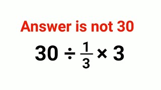 30÷13×3 The answer is not 3 Many got it wrong Ukraine Math Test math percentages ukraine [upl. by Chilson]