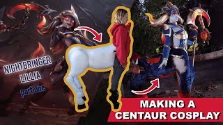 Making a MOVING CENTAUR costume  Nightbringer Lillia Cosplay [upl. by Roxana]