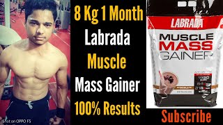 8 Kg 1 Month Labrada Muscle Mass Gainer Full Review By II Sameerkhan [upl. by Leuams]