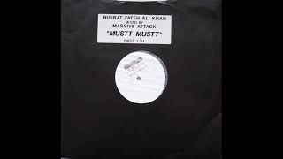 Nusrat Fateh Ali Khan  Mustt Mustt Massive Attack Remix Vinyl  1990 [upl. by Nnylaf464]