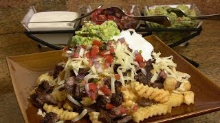 Super Bowl Recipe Carne Asada Fries Recipe  Cooking With Carolyn [upl. by Dukie]