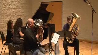 Three Trios for euphonium tuba and piano by Anna Baadsvik mov 1 Cat Affairs [upl. by Siramad493]