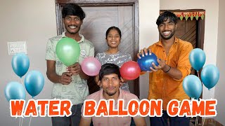 Playing Water Balloon Game  Water Balloon Challenge🎈😂😂 [upl. by Jochbed]