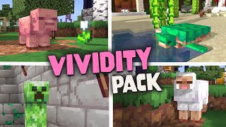 Vividity  Texture Pack for Minecraft  Vanilla Texture pack  Download  Java edition [upl. by Ellehcyt734]