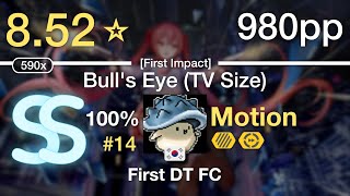 852⭐ Motion  nano  Bulls Eye TV Size First Impact HDDT 14 980pp SS [upl. by Cathee]