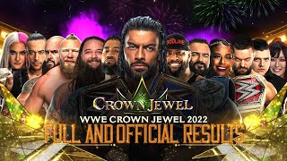 Full WWE Crown Jewel 2022 Results [upl. by Stichter]