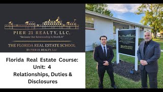 Florida Real Estate Course Unit 4 Review Relationships Duties amp Disclosures [upl. by Krischer]