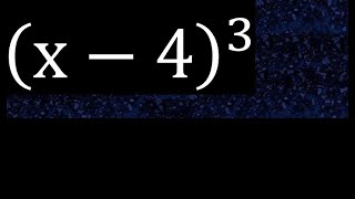 x43  binomio elevado a la 3  al cubo  suma o resta exponente 3 [upl. by Hajed]