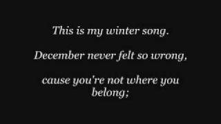 Winter Song  Sara Bareilles amp Ingrid Michaelson  Lyrics [upl. by Jami]