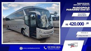 Ônibus Rodoviário Turismo e Fretamentos Completo Semi Leito Marcopolo Paradiso 1200 G7 Scania K360 [upl. by Eeruhs328]