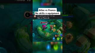 Atlas vs Franco level 1vs1 mobilelegends mlbb moba activenow shorts shortsfeed legends [upl. by Hazeghi505]