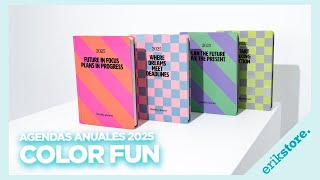 AGENDAS ANUALES 2025 COLOR FUN  ErikStore [upl. by Mihalco]