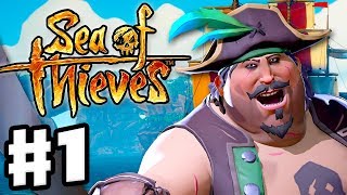 Sea of Thieves  Gameplay Part 1  Sailing the Seas and Finding Treasure with Zanitor [upl. by Enitsed519]