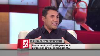 De la Hoya quotCon 25 años le hubiera ganado fácil a Mayweatherquot [upl. by Kampmeier]