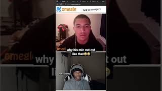 Why his mic cut out like that😭😭 funnyomeglevideo fypシ shorts omegle trendingshorts trending [upl. by Elicul321]