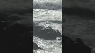 😨SCARY😨BOAT FLIP CAUGHT ON CAMERA  WASHED UP ON THE ROCKS fishingsouthafrica boatfails [upl. by Ttirb328]