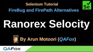 FireBug and FirePath Alternatives  Part 15  Ranorex Selocity [upl. by Yelsnya]