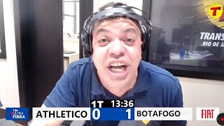 CENTROAVANTE DE SELEÃ‡ÃƒO BRUNO CANTARELLI NARRA GOL DE IGOR JESUS EM VITÃ“RIA DO BOTAFOGO EM CURITIBA [upl. by Lalita764]