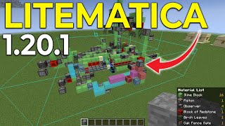 How To Download amp Install Litematica 1201 Minecraft Schematic Mod [upl. by Brenden]