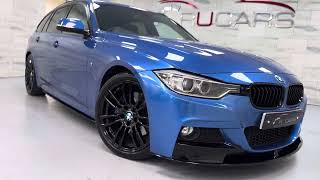 2015 BMW F31 320d M Sport Touring in Estoril blue for sale at R U Cars Loughborough [upl. by Droffats]