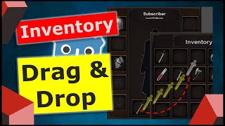 Drag and Drop Inventory System  Godot Tutorial [upl. by Ahtar]