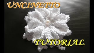 Sacchetto Uncinetto Facile  Bomboniera Fiore alluncinetto  Tutorial [upl. by Eelirol309]