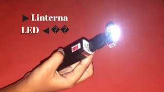 Deberias de hacer esta ✅ Genial ➡️Linterna LED ❗ RECARGABLE 💯 🔦📺 [upl. by Sebastiano]