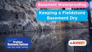 Waterproofing a Leaking Fieldstone Basement [upl. by Henrie]