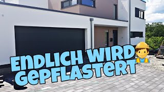 Nach 3 Jahren  es wird gepflastert ACO Schlitzrinne Garageneinfahrt pflastern Die Siwuchins [upl. by Efi]