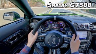 Driving the 760hp Shelby GT500  Is Ford’s Brutal Mustang Overkill for Street POV Binaural Audio [upl. by Meggie]