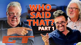 Jeremy Clarkson Richard Hammond amp James May Play Who Said That Part 1  The Grand Tour [upl. by Disini]