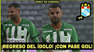 Así fue el debut de Edwin Cardona vs Sporting Cristal Hoy Nacional vs Sporting Cristal [upl. by Osugi780]