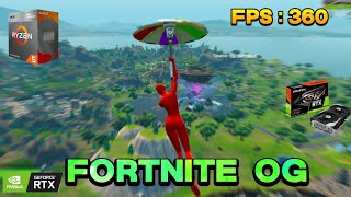 FORTNITE OG  RTX 3050  RYZEN 5 5500 Low MESH  1920x1080  Performance Mode [upl. by Eelanej]