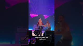 ChristinaAguilera performing Burlesque Express live in Melbourne Australia 2023 xtina [upl. by Crifasi]