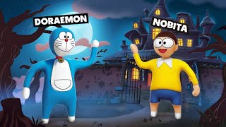 DORAEMON And NOBITA In Haunted Hotel In HFF [upl. by Narra333]