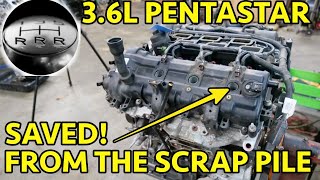 CAN WE FIX IT 36L Pentastar Core Engine Teardown To Save The Family Van WRainmanRaysRepairs [upl. by Mireielle975]