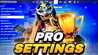 I Tried The BEST PRO Controller Settings FNCS Winner 🏆 [upl. by Bore]