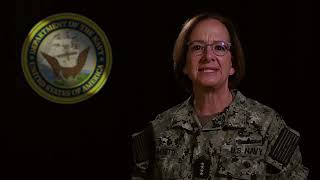 VCNO Franchetti Issues First Message as Acting CNO [upl. by Gilba]