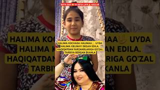 ❤️‍🩹 HALIMAXONNI FARZANDLARI BILAN OTKAZGAN SONGI KUNLARI onam ona rekk reels trend funny [upl. by Alimhaj]