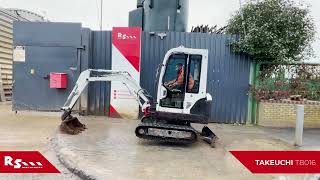 TAKEUCHI TB016  18T MINI EXCAVATOR  RS MACHINERY HIRE AND SALE [upl. by Dorelia]