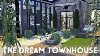 THE DREAM TOWNHOUSE  Sims 4  CC SPEED BUILD [upl. by Ahsa]