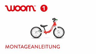 Montageanleitung für Laufrad woom 1  woom bikes [upl. by Orelee760]