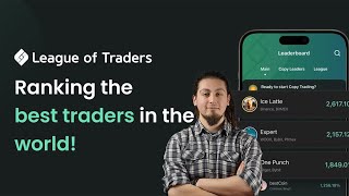 LEAGUE OF TRADERS COLLECT POINTS amp CONVERT IN TOKENS REFERRAL 20 COPY THE MOST PROFITABLE TRADERS [upl. by Livia]